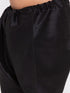 VASTRAMAY Boys' Black Cotton Silk Kurta and Pyjama Set